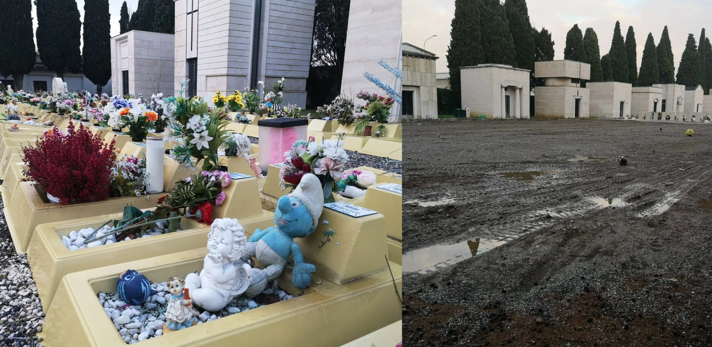 Choc a Brescia. Trovate ossa dove c'erano le tombe (ora sparite) di bimbi mai nati 1